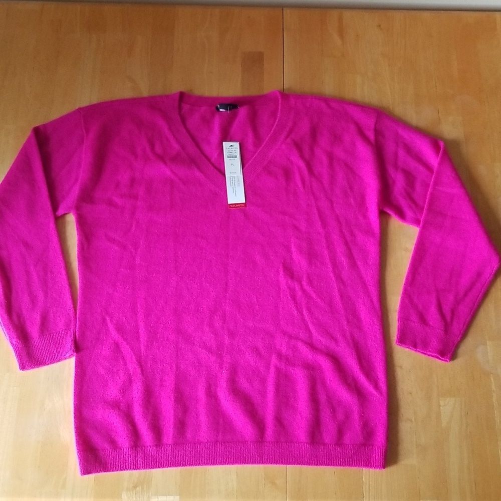 Talbots Cashmere V-Neck Sweater - Picture 3 of 11